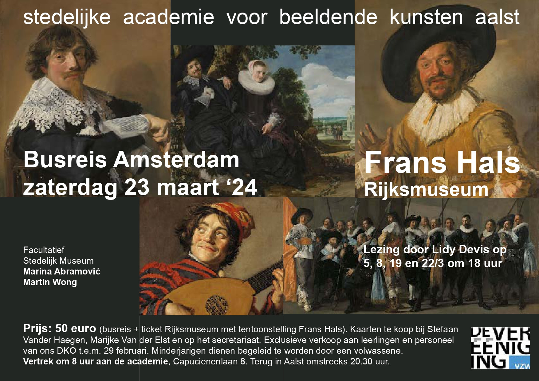 Busreis Amsterdam Frans Hals zaterdag 23/03/24