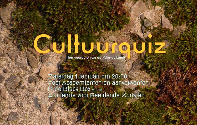 Cultuurquiz 1/2/2020 ten voordele van de Klimaatzaak