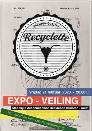 Recyclette - Expo/veiling ten voordele van VZW De Verééniging.