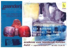 Tentoonstelling / Afstudeerwerk Els Biebaut / Nikolaj Van Sande